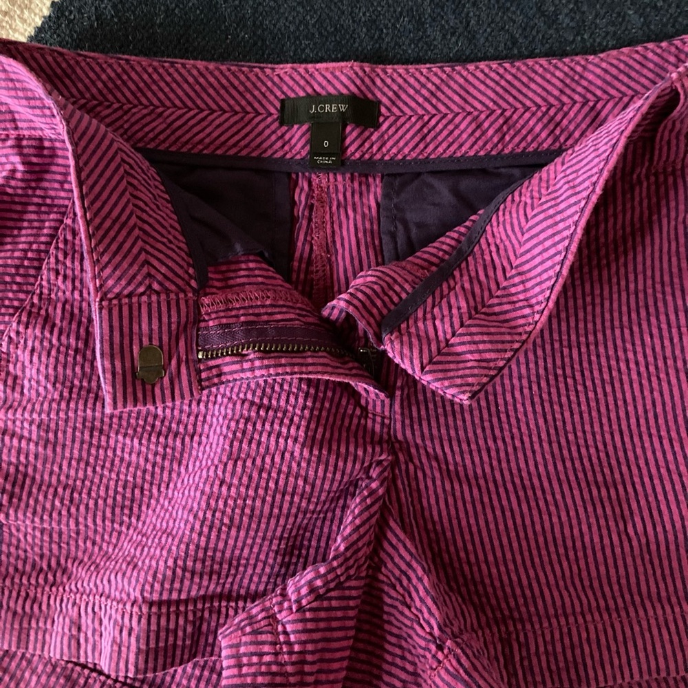 J Crew Seersucker shorts